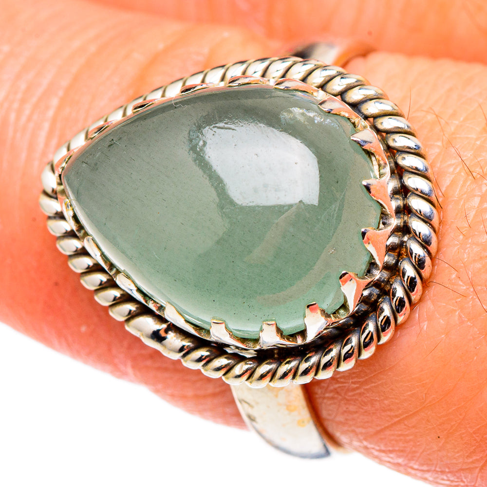 Aquamarine Rings handcrafted by Anasilvercos - RING98645