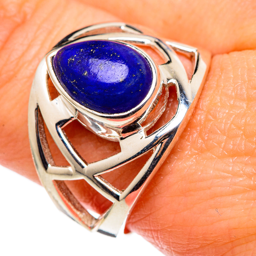 Lapis Lazuli Rings handcrafted by Anasilvercos - RING98652