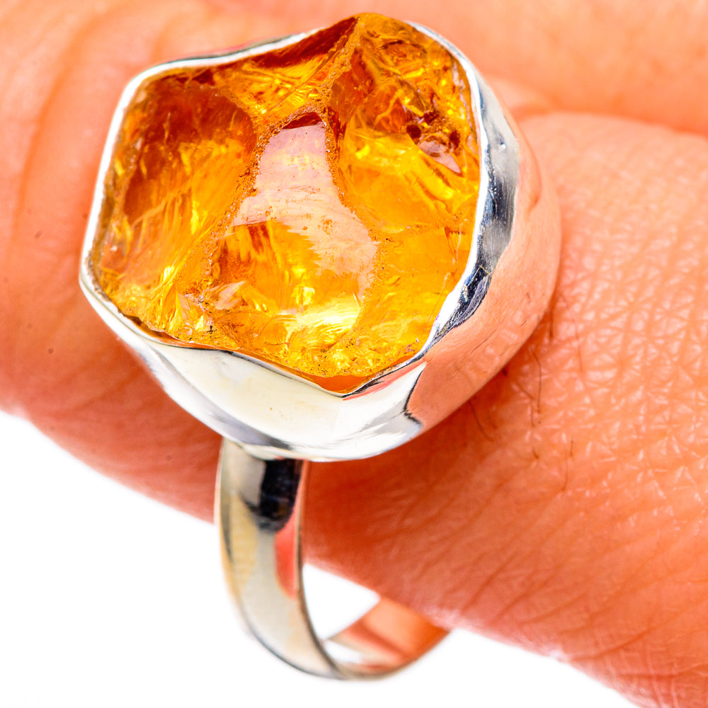 Citrine Rings handcrafted by Anasilvercos - RING98659
