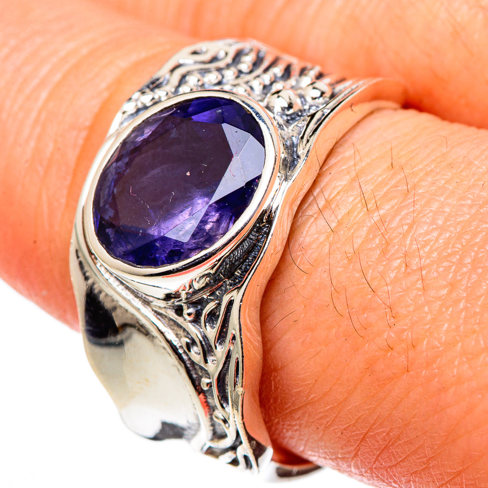 Violite Spinel Rings handcrafted by Anasilvercos - RING98664