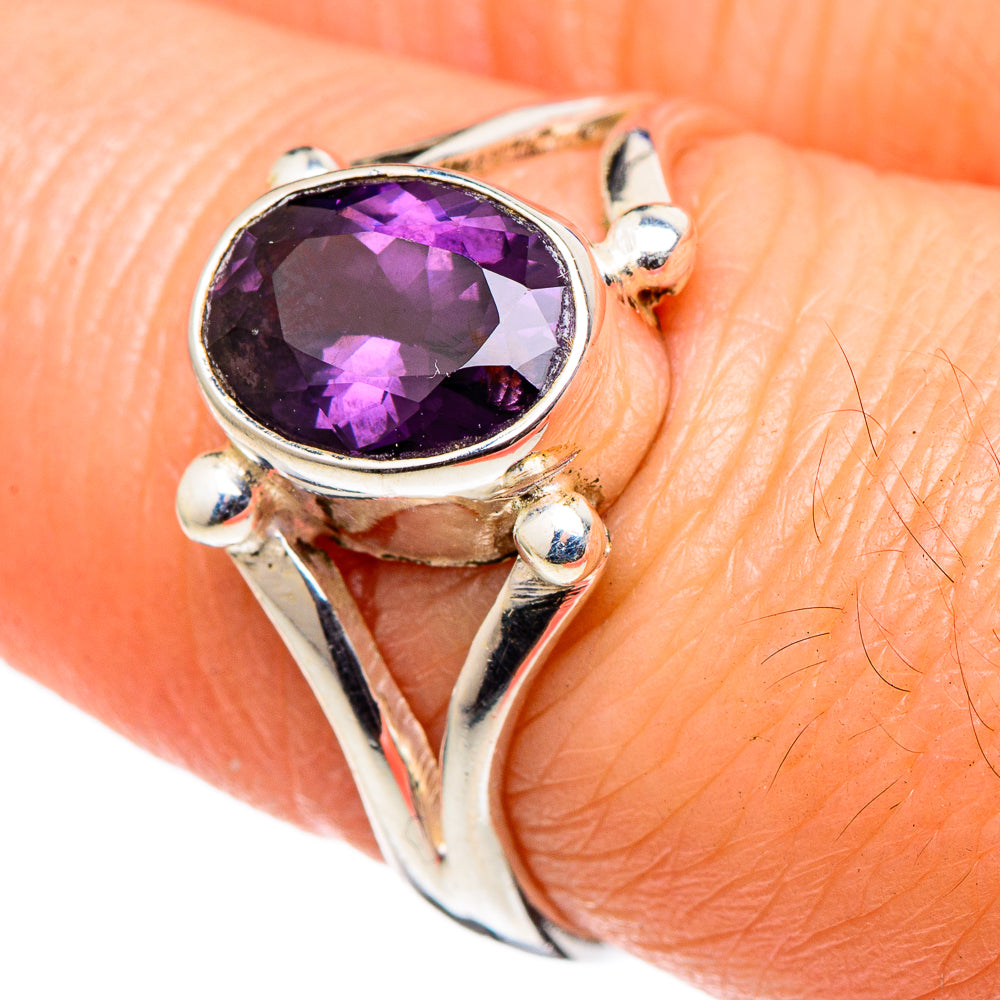 Purple Spinel Rings handcrafted by Anasilvercos - RING98668