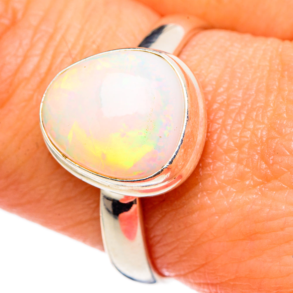 Ethiopian Opal Rings handcrafted by Anasilvercos - RING98679