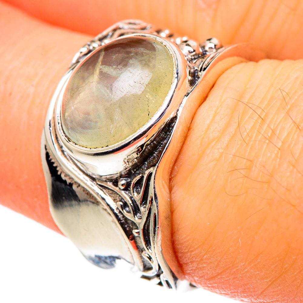 Prehnite Rings handcrafted by Anasilvercos - RING98692