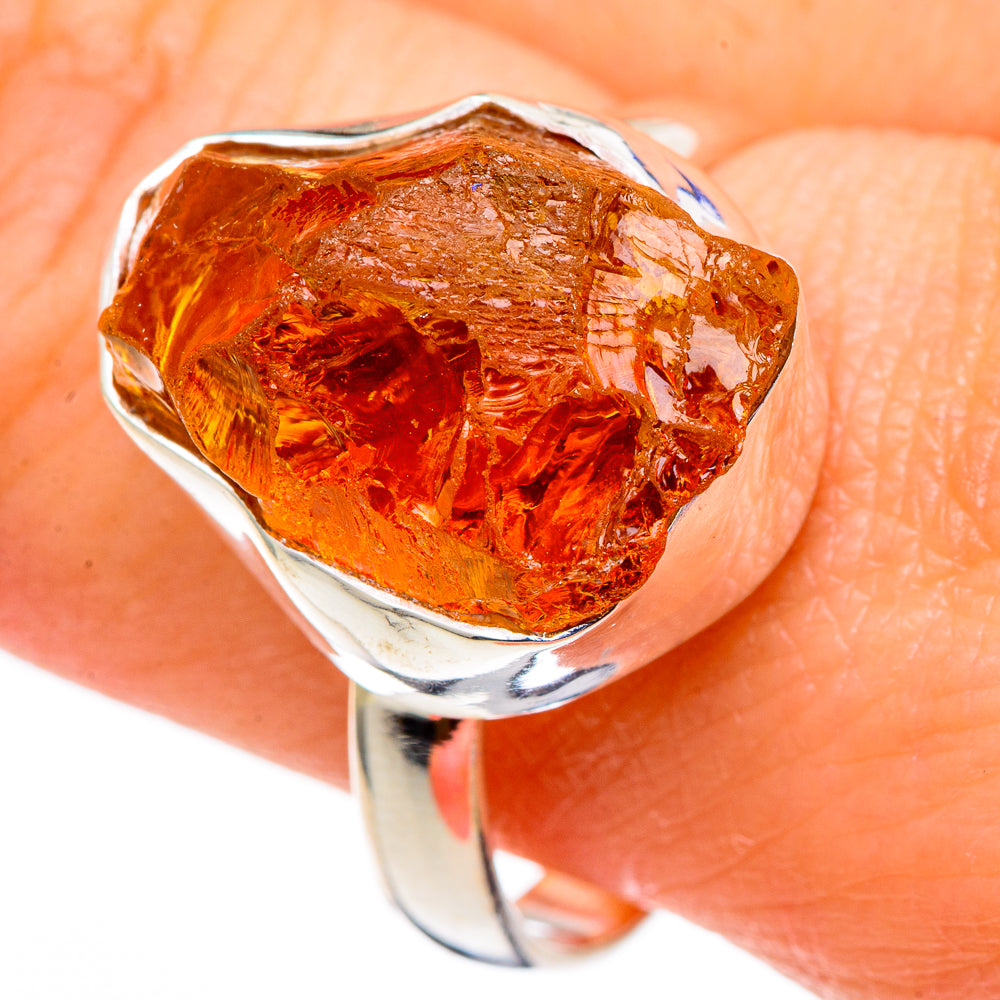 Citrine Rings handcrafted by Anasilvercos - RING98697