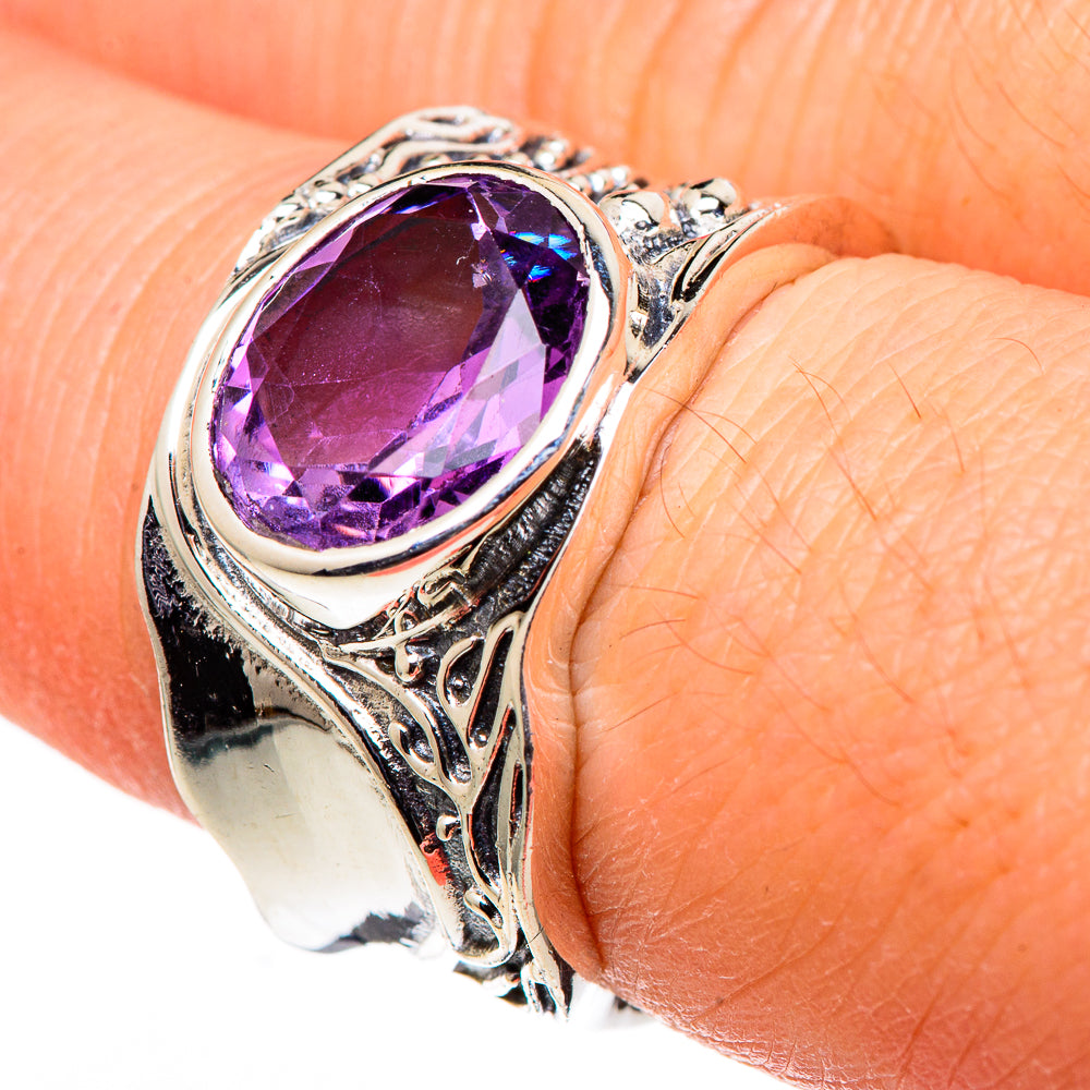 Amethyst Rings handcrafted by Anasilvercos - RING98704