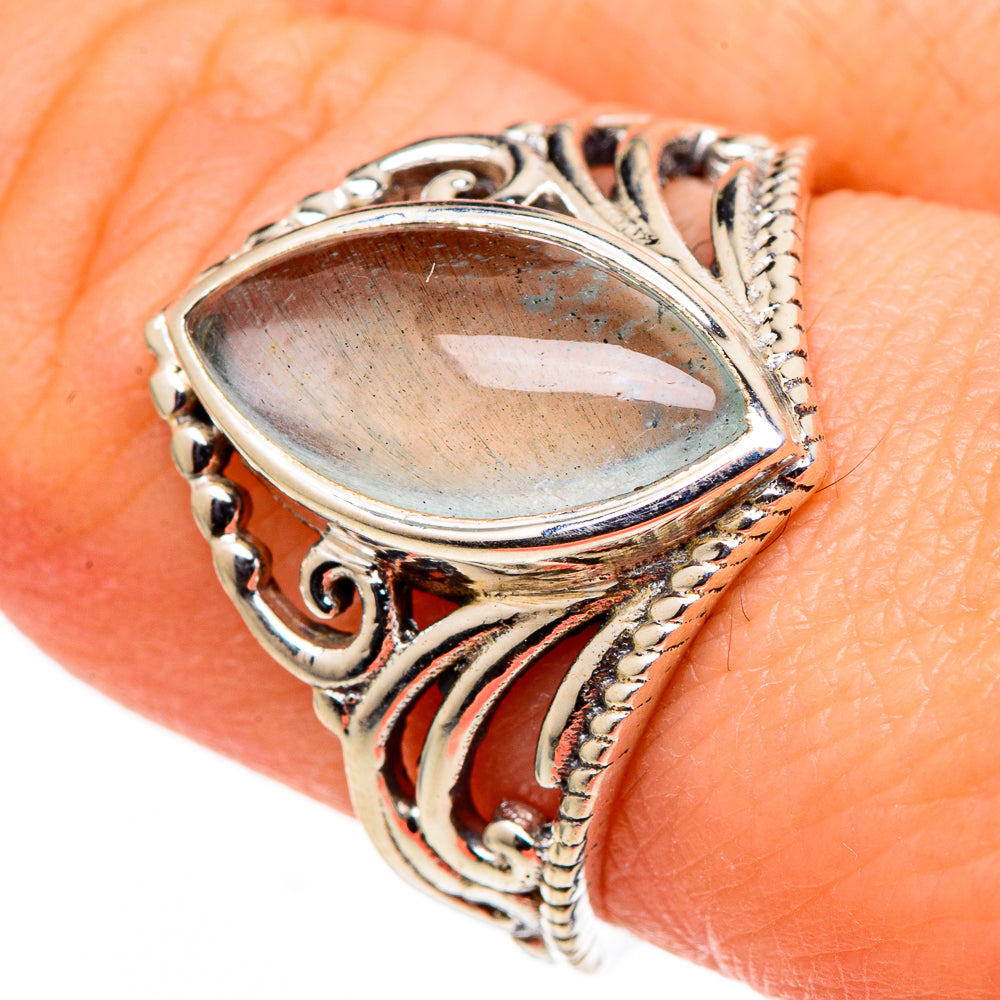 Aquamarine Rings handcrafted by Anasilvercos - RING98723