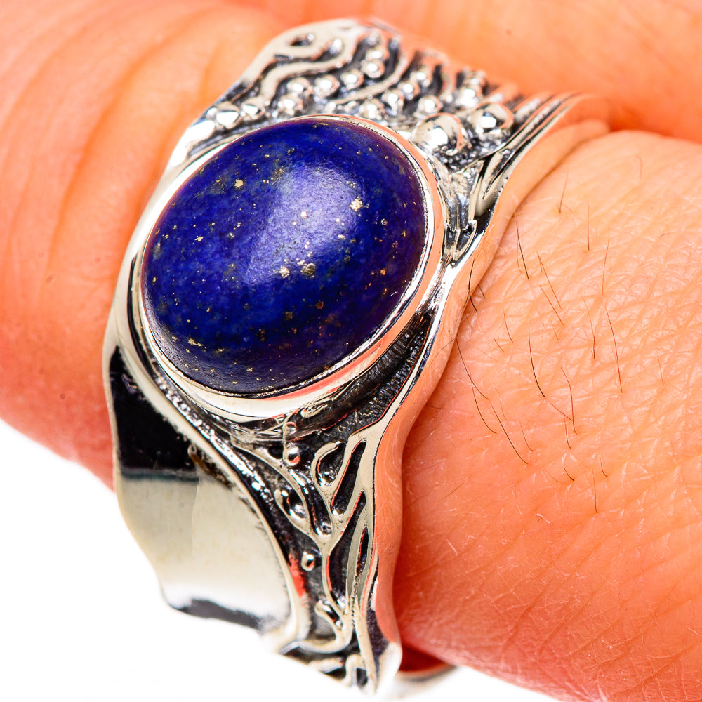 Lapis Lazuli Rings handcrafted by Anasilvercos - RING98725