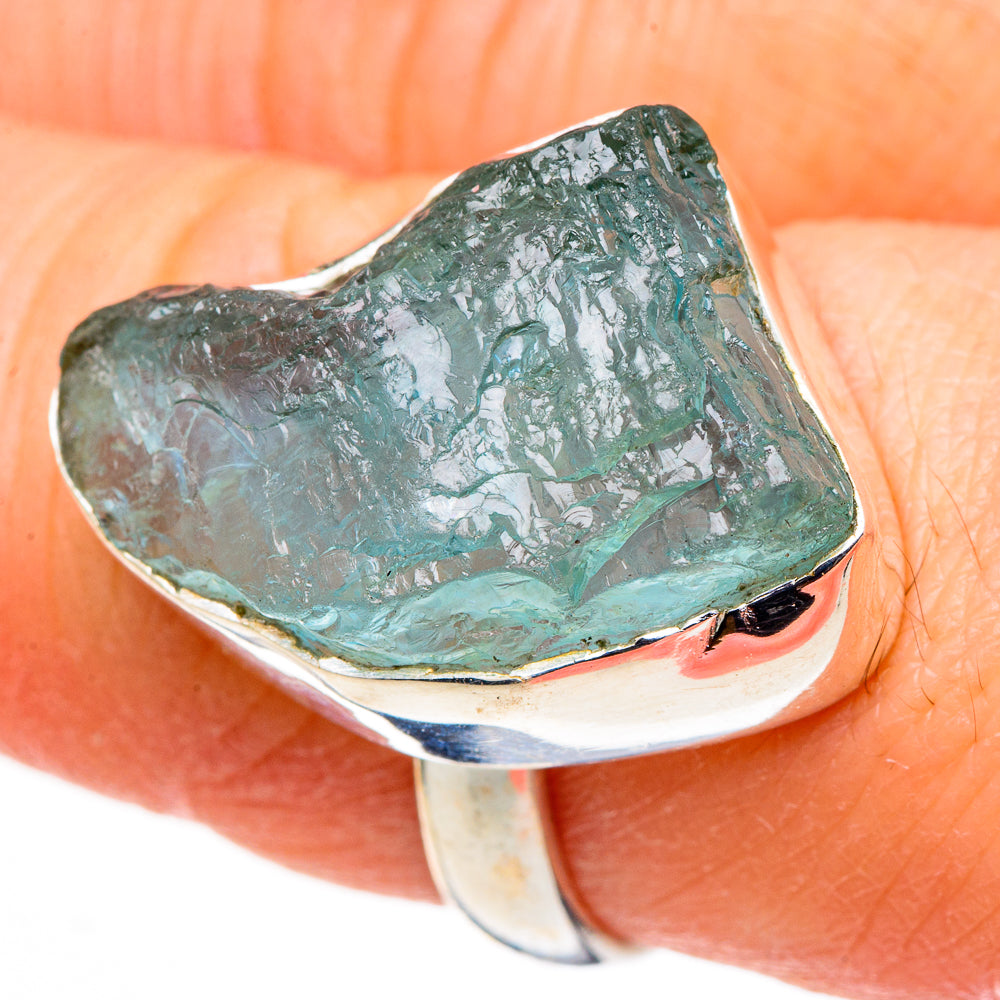 Aquamarine Rings handcrafted by Anasilvercos - RING98726