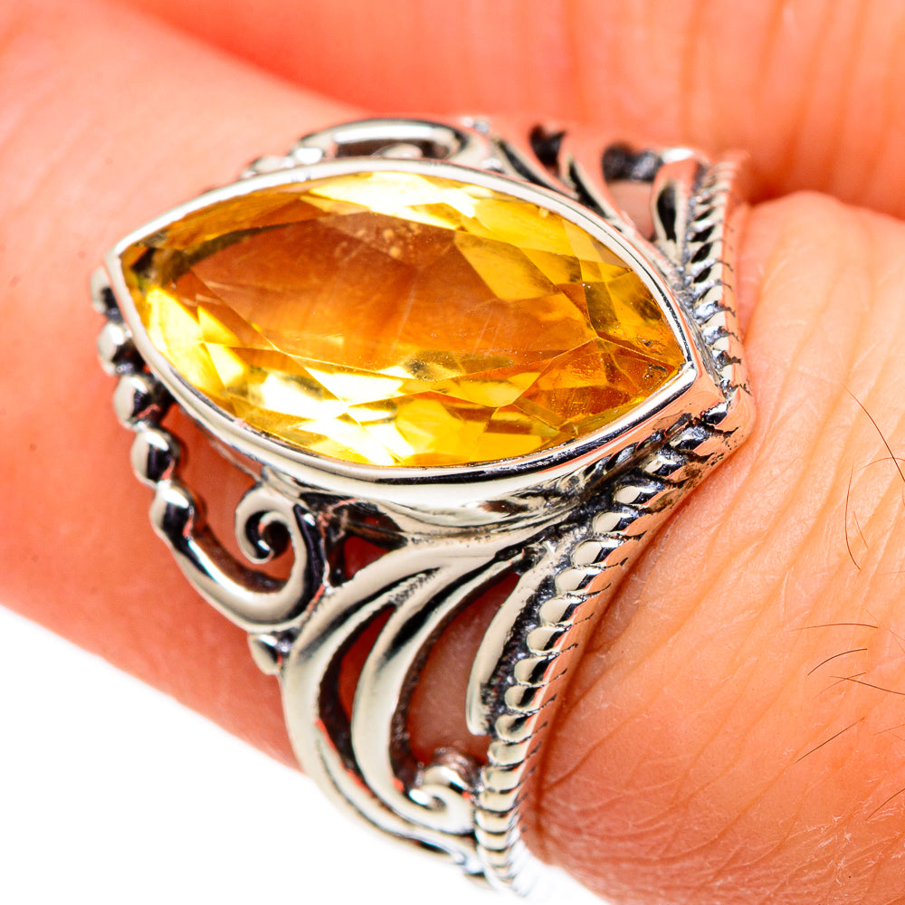 Citrine Rings handcrafted by Anasilvercos - RING98737