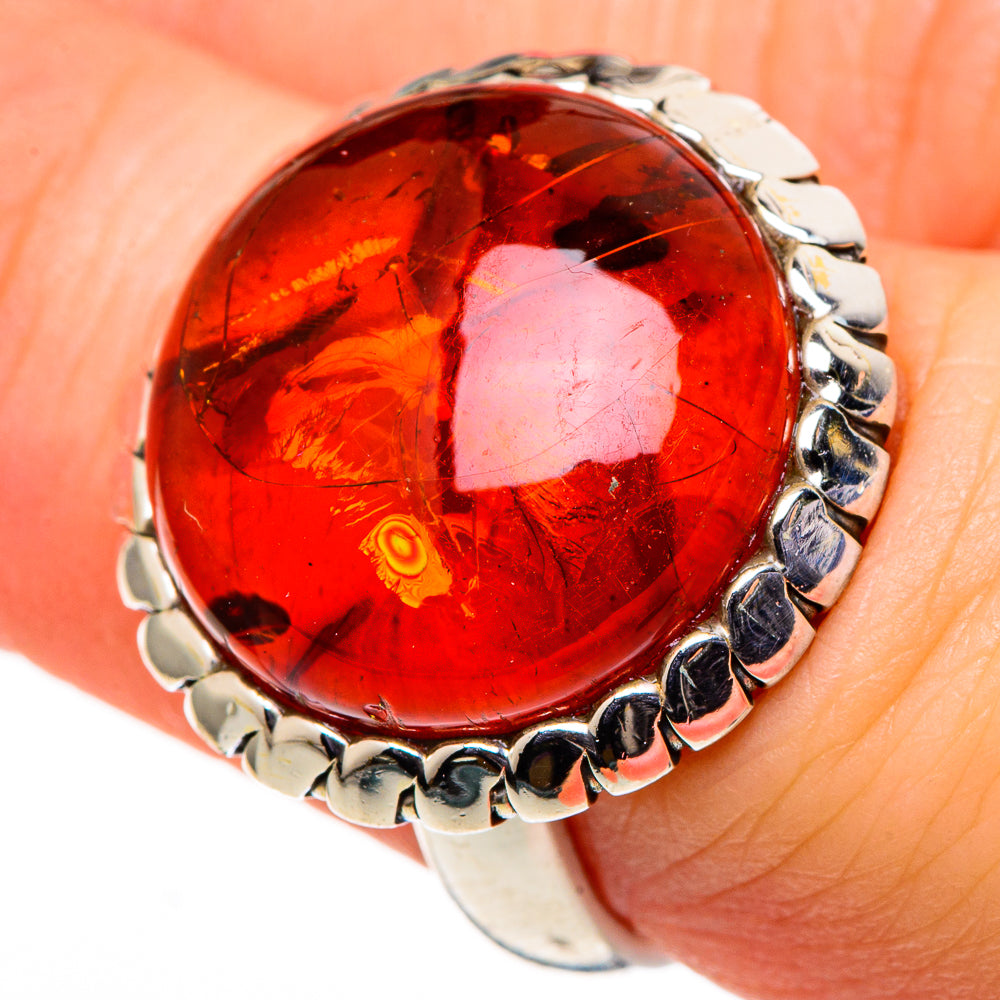 Baltic Amber Rings handcrafted by Anasilvercos - RING98738