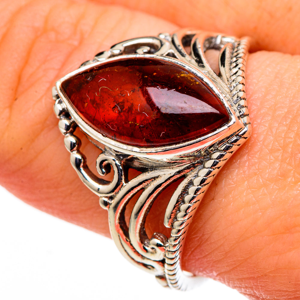 Baltic Amber Rings handcrafted by Anasilvercos - RING98739