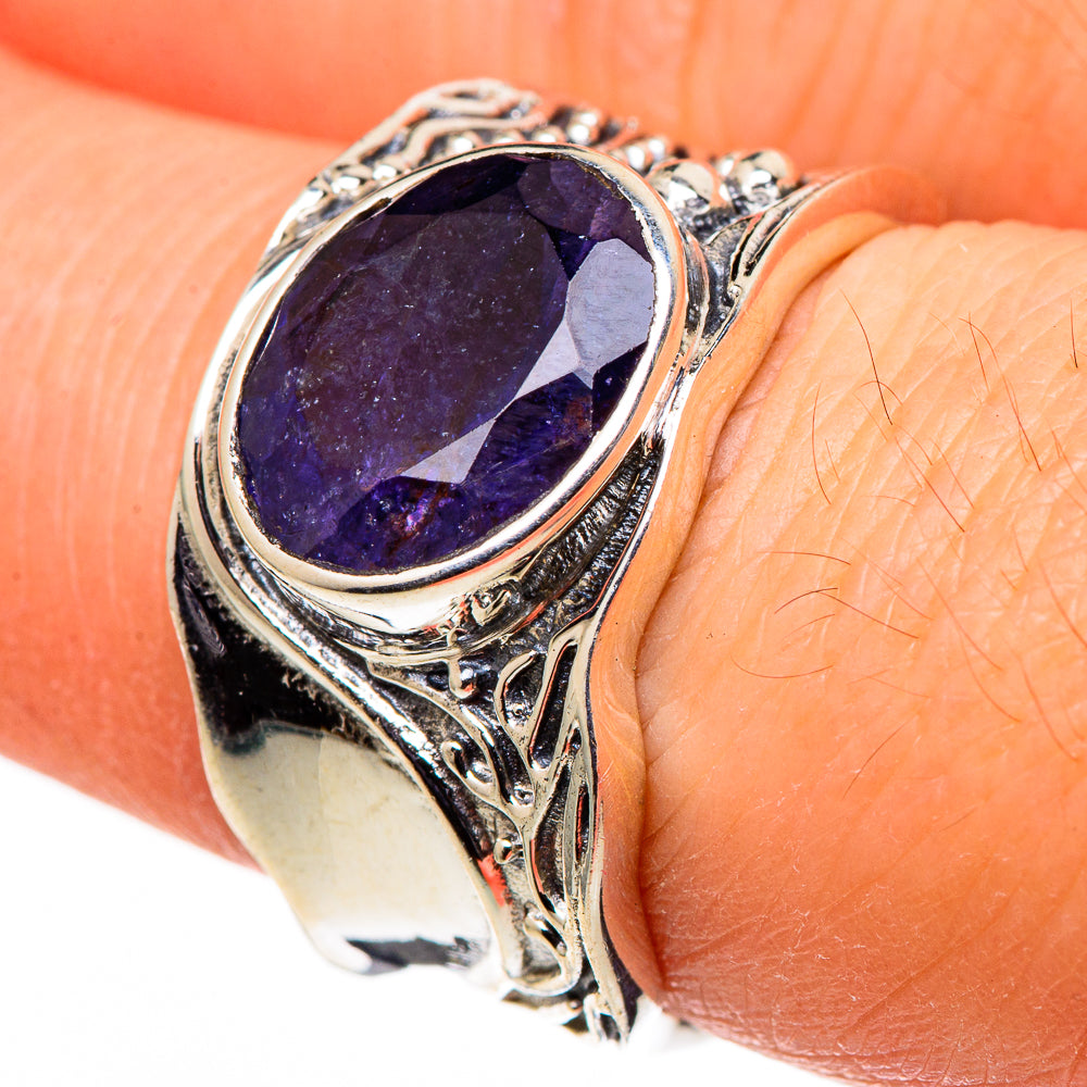 Violite Spinel Rings handcrafted by Anasilvercos - RING98744