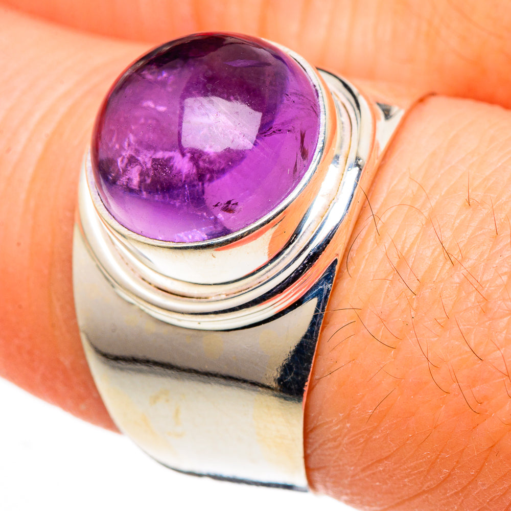 Amethyst Rings handcrafted by Anasilvercos - RING98749