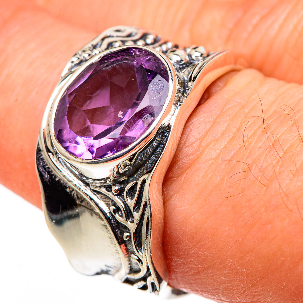 Amethyst Rings handcrafted by Anasilvercos - RING98751