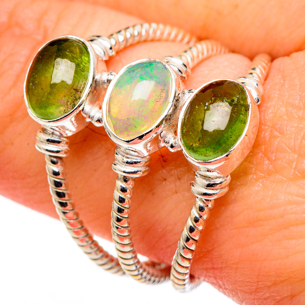 Ethiopian Opal Rings handcrafted by Anasilvercos - RING98755