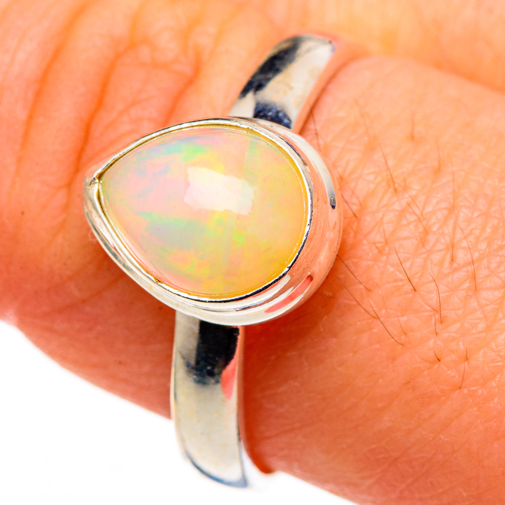 Ethiopian Opal Rings handcrafted by Anasilvercos - RING98758