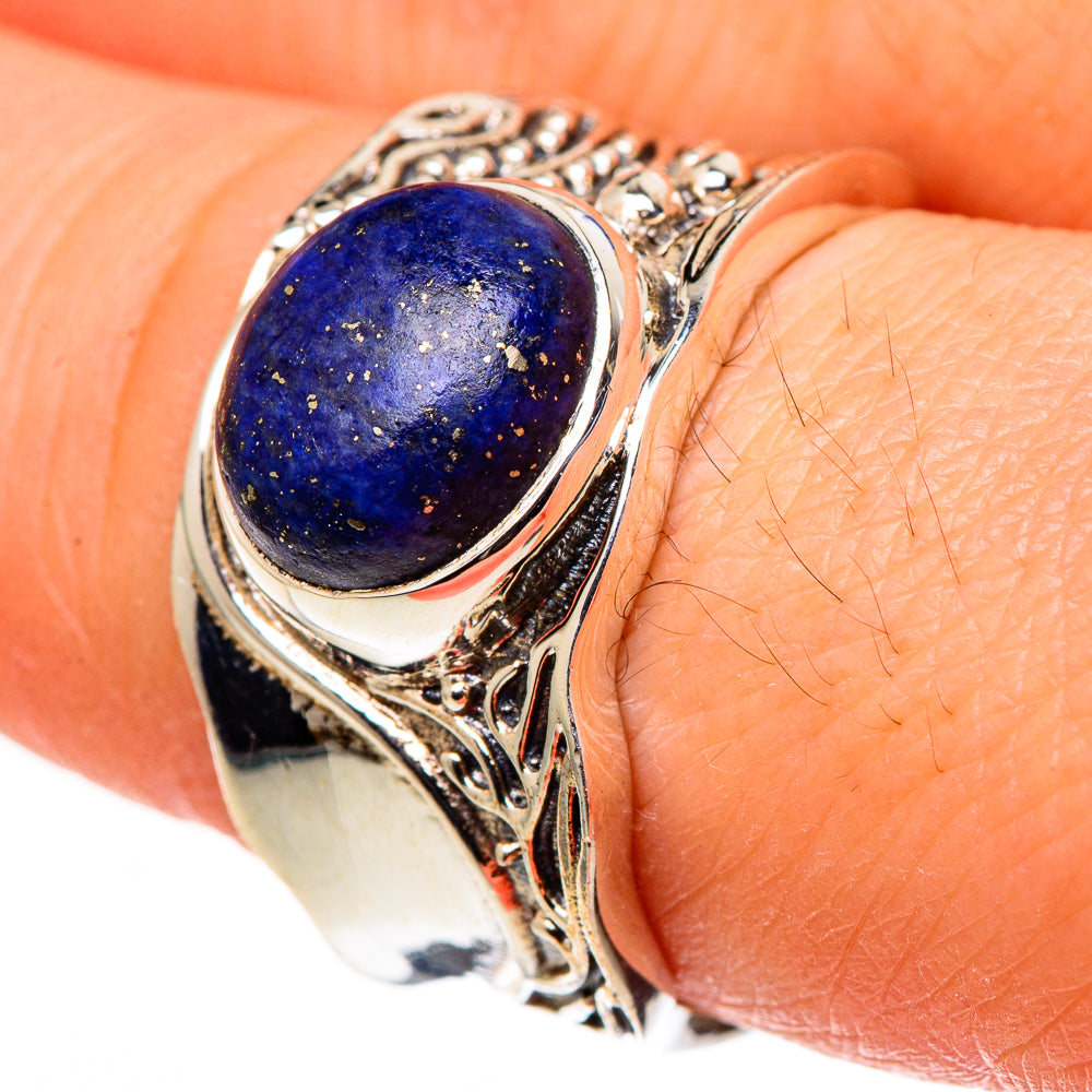 Lapis Lazuli Rings handcrafted by Anasilvercos - RING98761