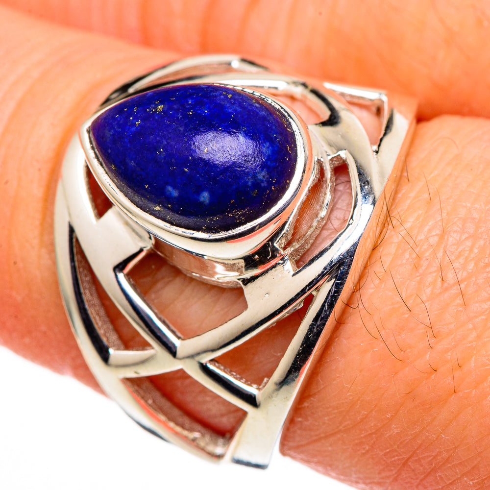 Lapis Lazuli Rings handcrafted by Anasilvercos - RING98766