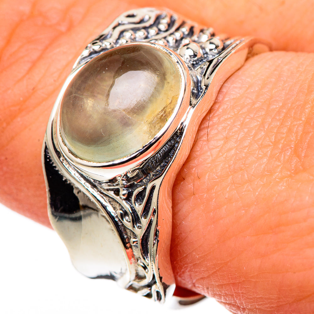 Prehnite Rings handcrafted by Anasilvercos - RING98767