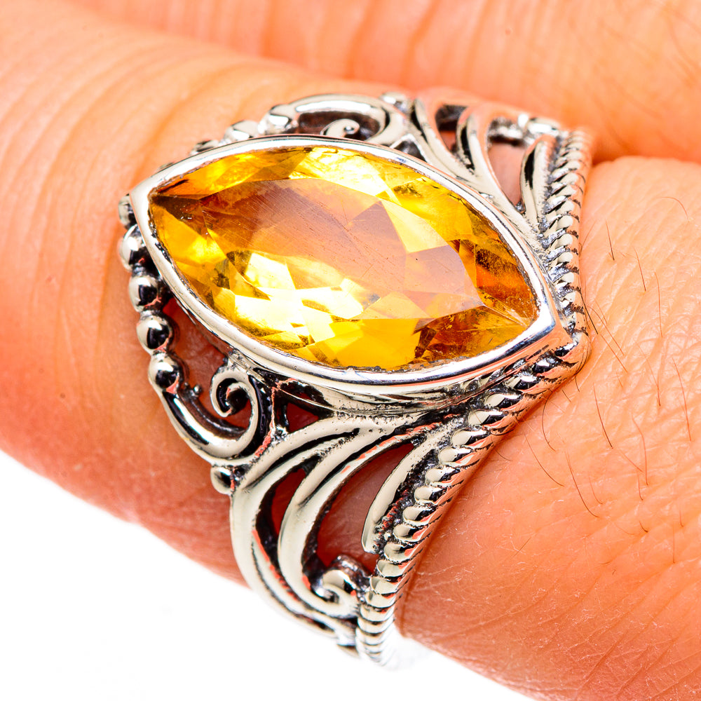 Citrine Rings handcrafted by Anasilvercos - RING98770