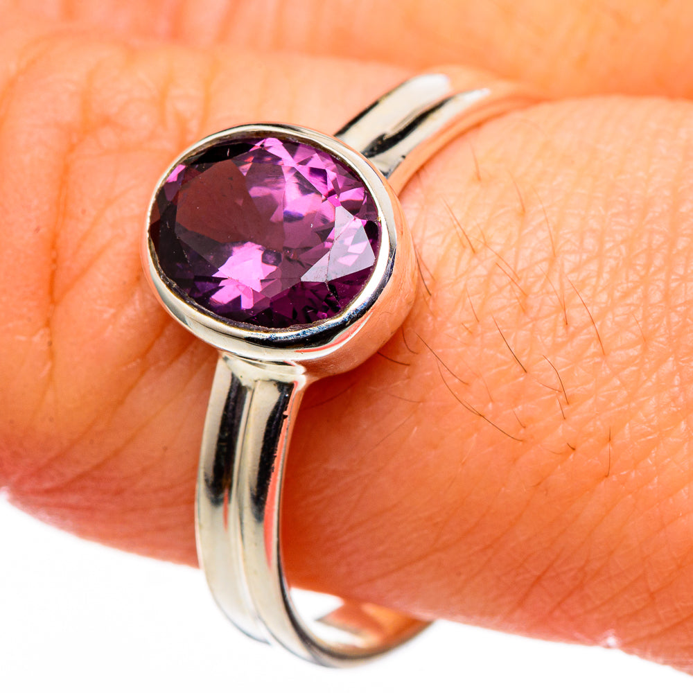 Purple Spinel Rings handcrafted by Anasilvercos - RING98777