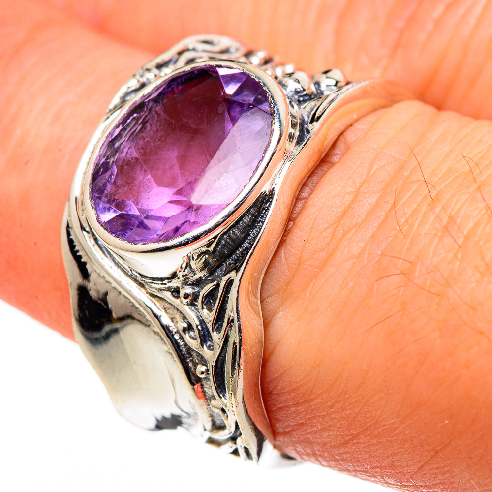 Amethyst Rings handcrafted by Anasilvercos - RING98779