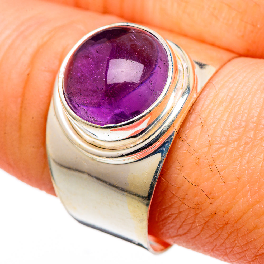 Amethyst Rings handcrafted by Anasilvercos - RING98780