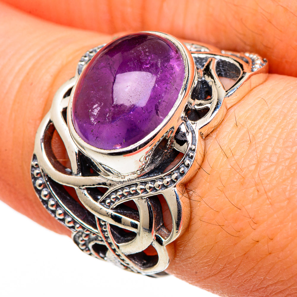 Amethyst Rings handcrafted by Anasilvercos - RING98781