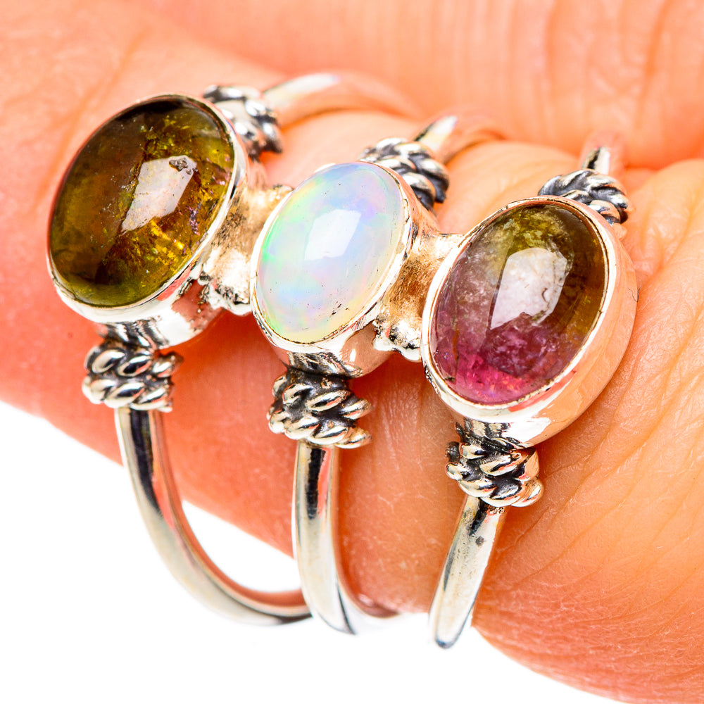 Ethiopian Opal Rings handcrafted by Anasilvercos - RING98792