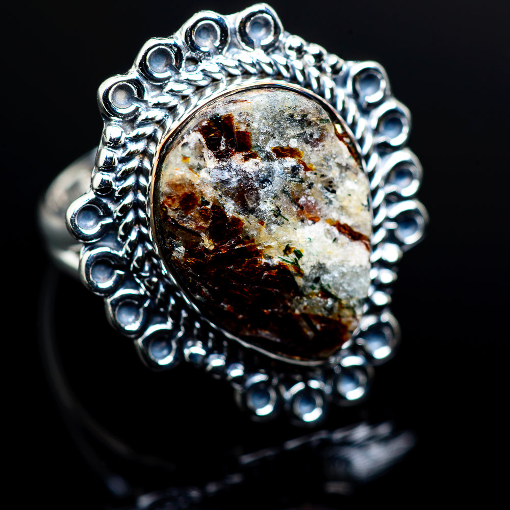 Astrophyllite Rings handcrafted by Anasilvercos - RING988126