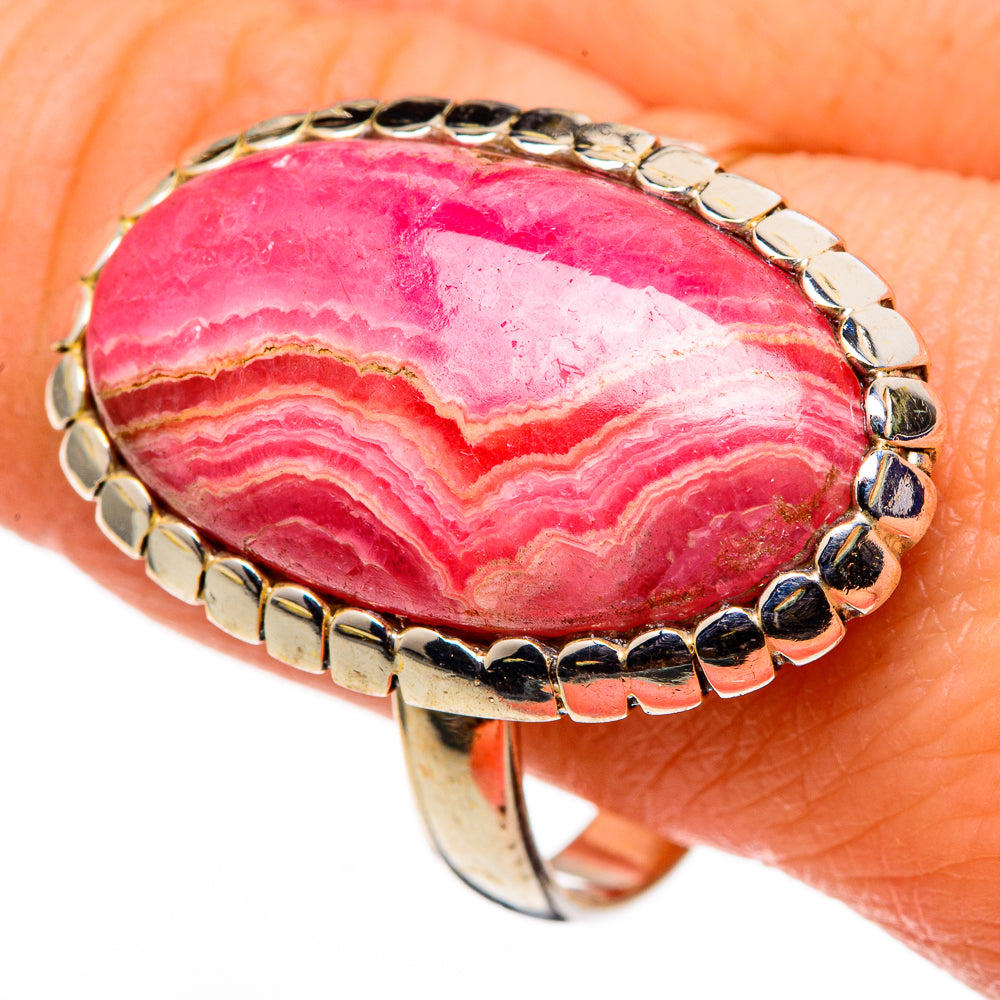 Rhodochrosite Rings handcrafted by Anasilvercos - RING98825