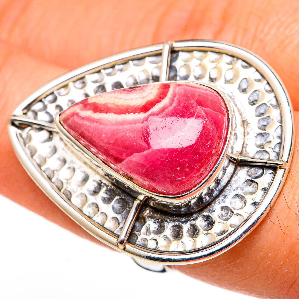 Rhodochrosite Rings handcrafted by Anasilvercos - RING98826