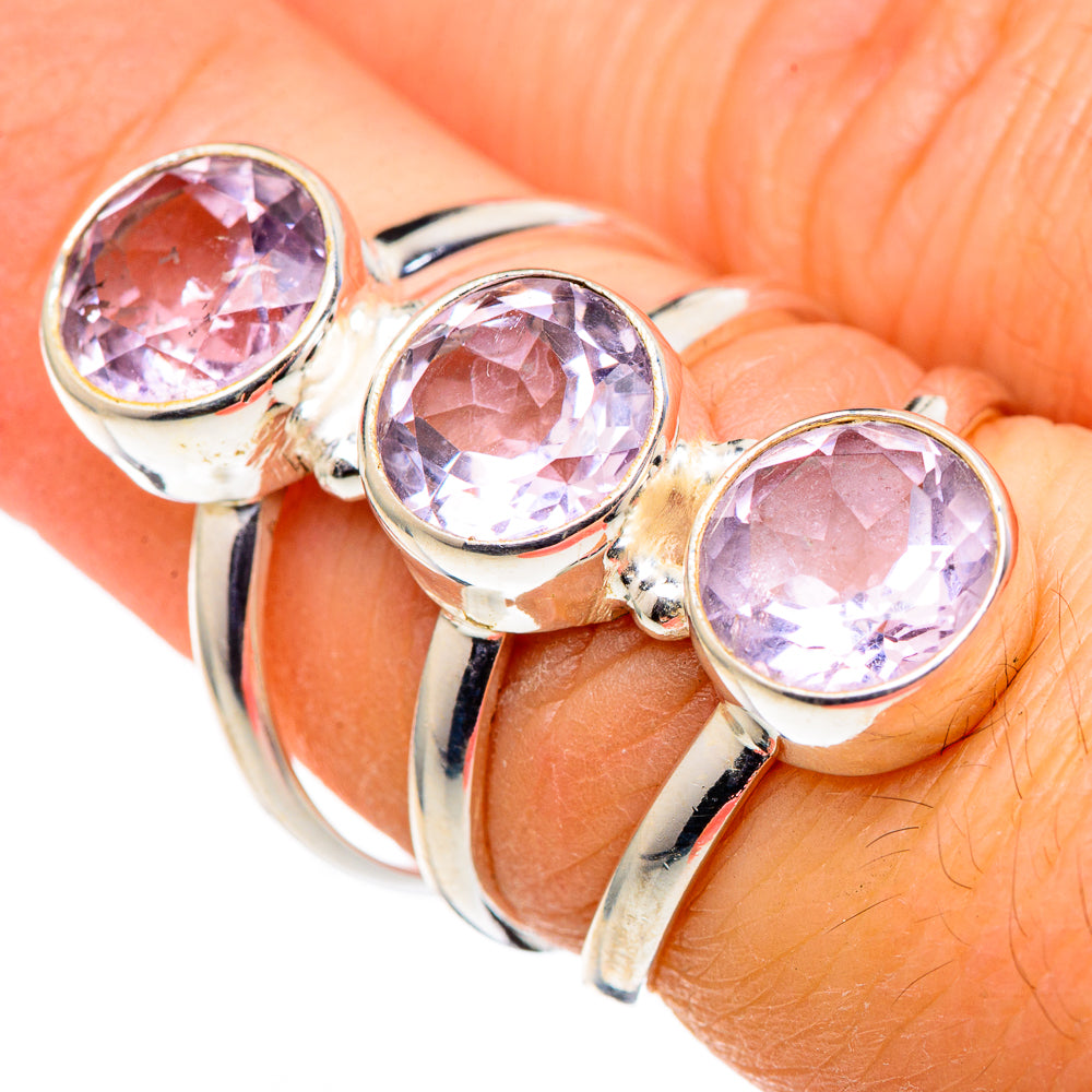 Kunzite Rings handcrafted by Anasilvercos - RING98832