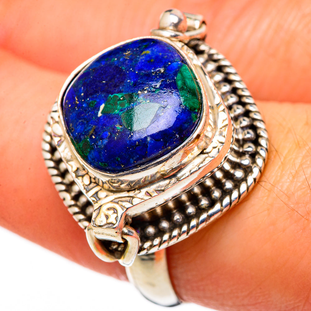 Azurite Rings handcrafted by Anasilvercos - RING98843