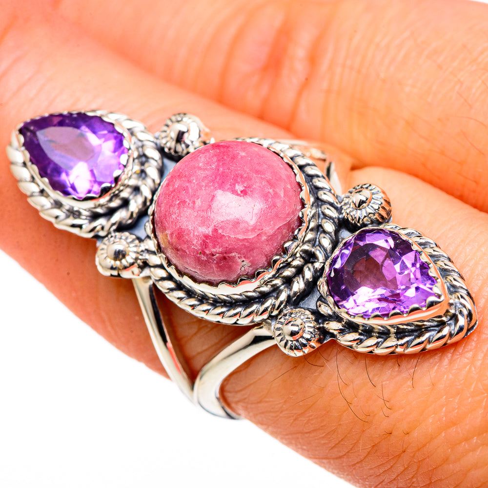 Rhodochrosite Rings handcrafted by Anasilvercos - RING98845