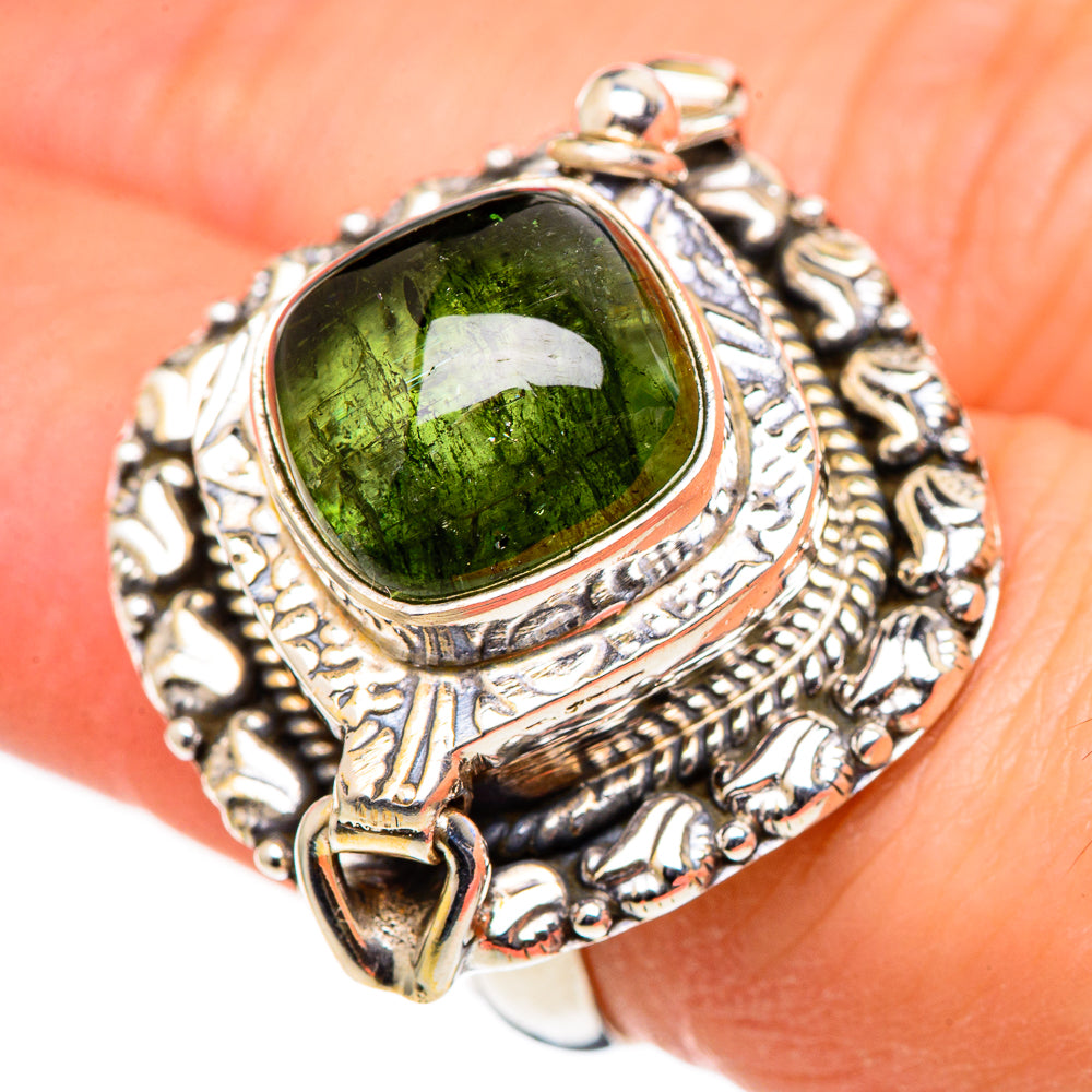 Green Aventurine Rings handcrafted by Anasilvercos - RING98857