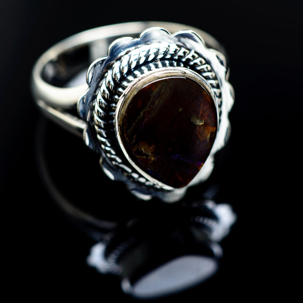 Ammolite Rings handcrafted by Anasilvercos - RING988594
