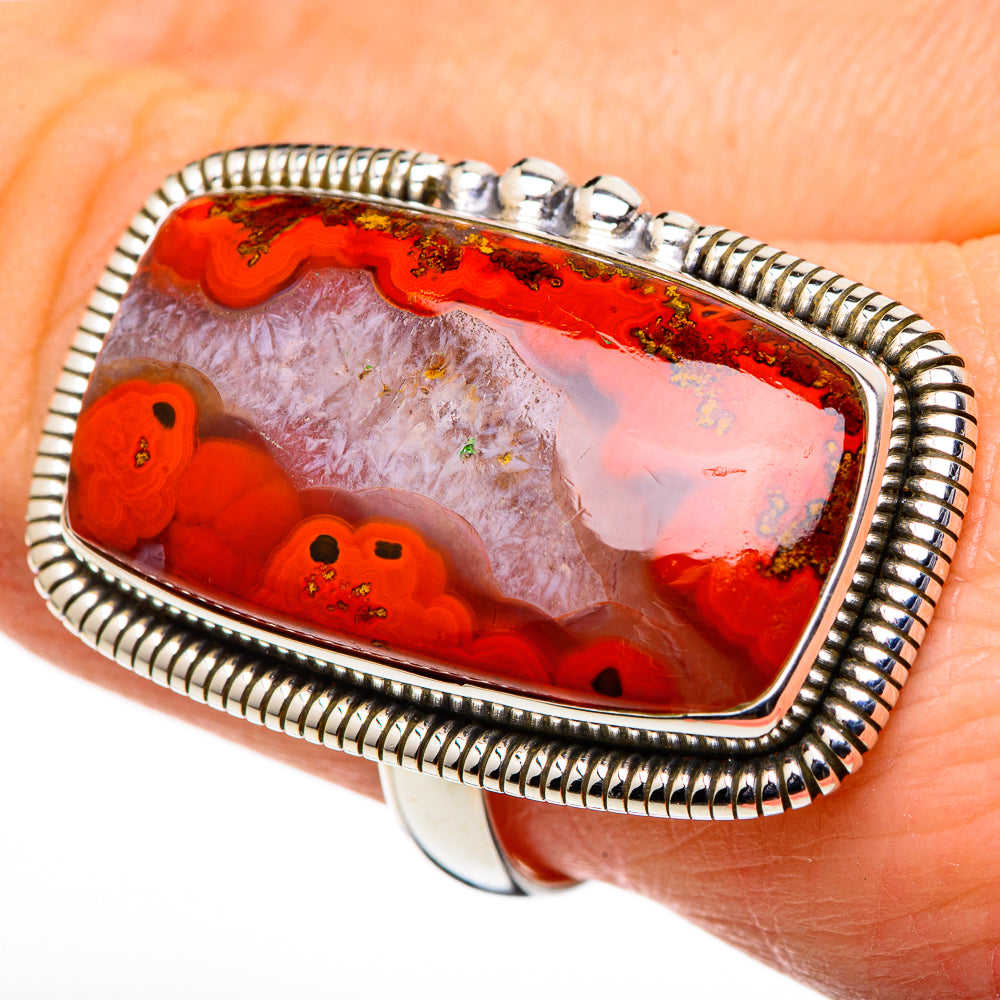 Mahogany Obsidian Rings handcrafted by Anasilvercos - RING98869