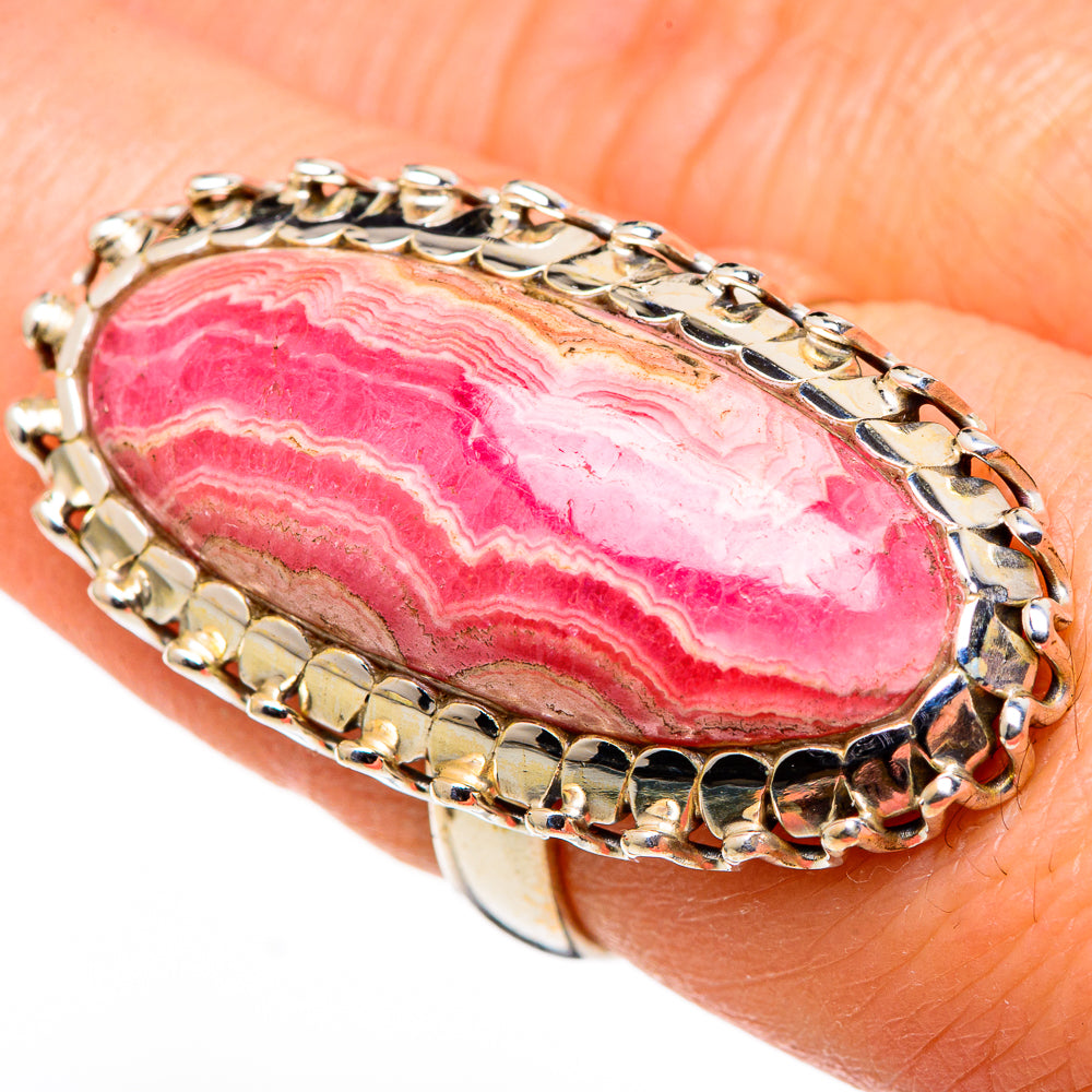 Rhodochrosite Rings handcrafted by Anasilvercos - RING98877