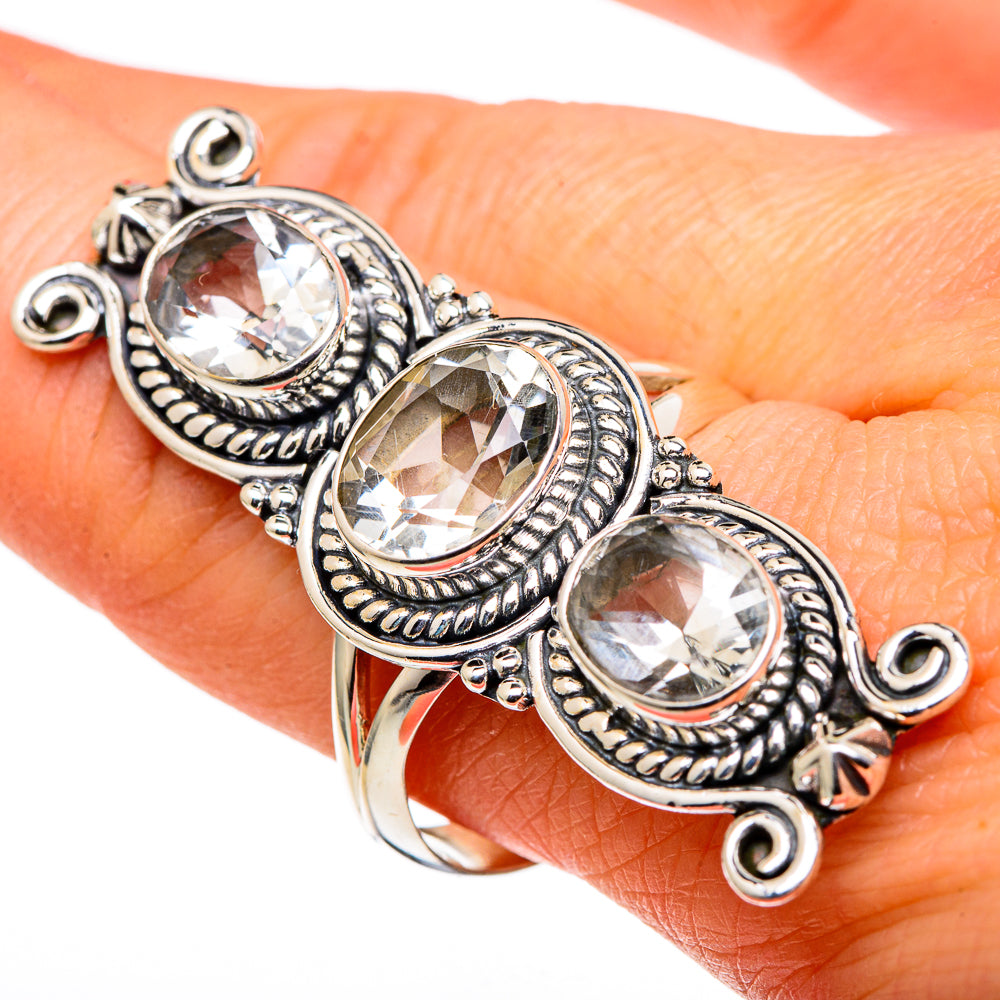 Green Amethyst Rings handcrafted by Anasilvercos - RING98899