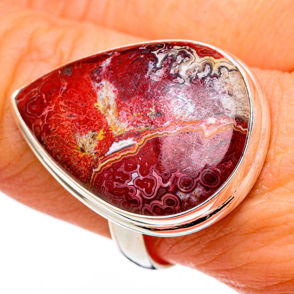 Mahogany Obsidian Rings handcrafted by Anasilvercos - RING98900