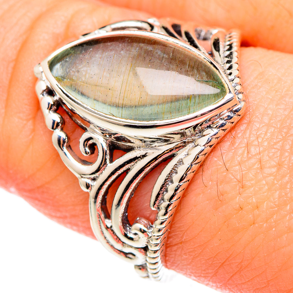 Aquamarine Rings handcrafted by Anasilvercos - RING98914