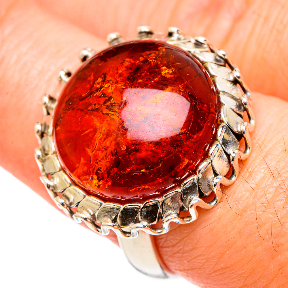 Baltic Amber Rings handcrafted by Anasilvercos - RING98921