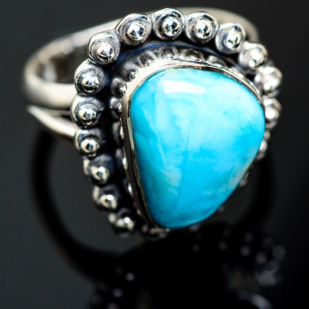 Larimar Rings handcrafted by Anasilvercos - RING989527