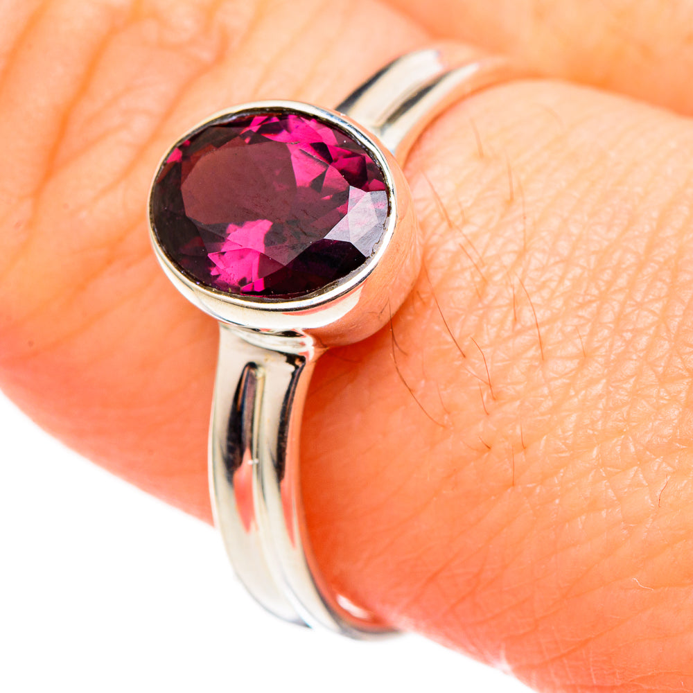 Red Spinel Rings handcrafted by Anasilvercos - RING98967