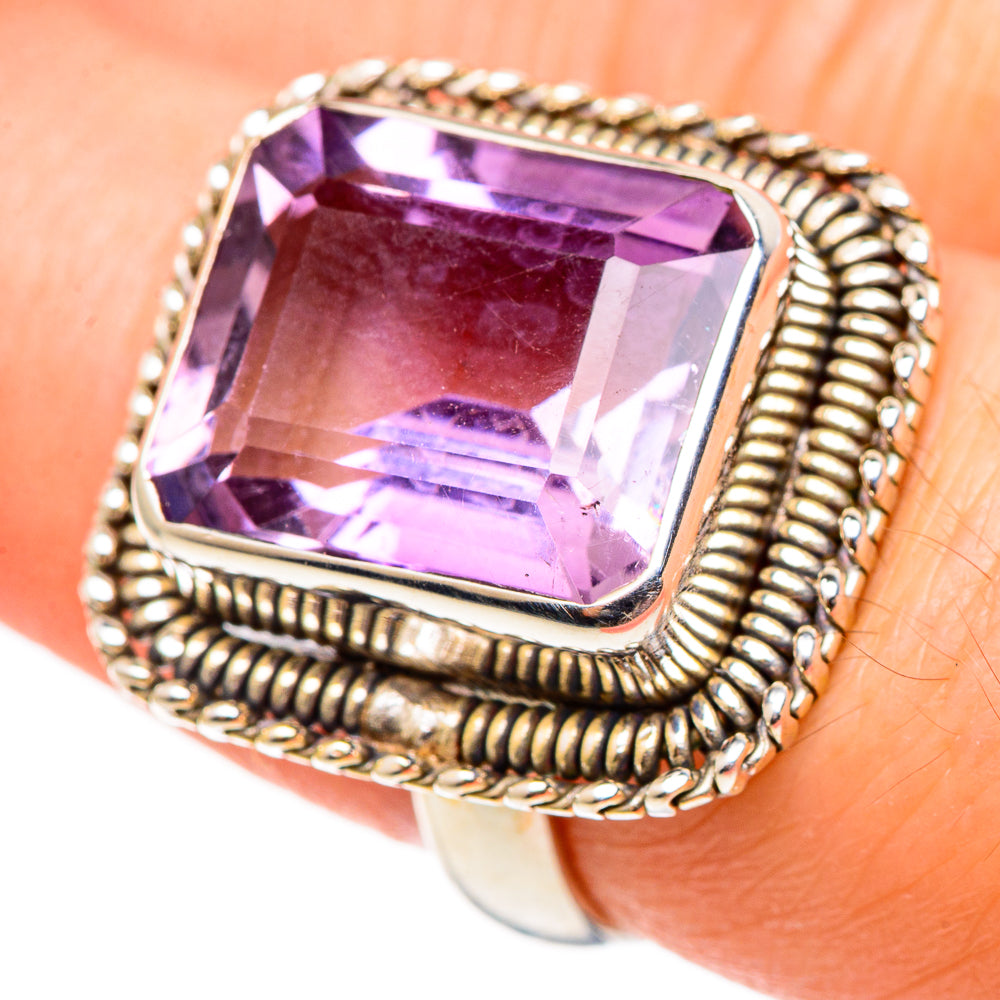 Amethyst Rings handcrafted by Anasilvercos - RING98971
