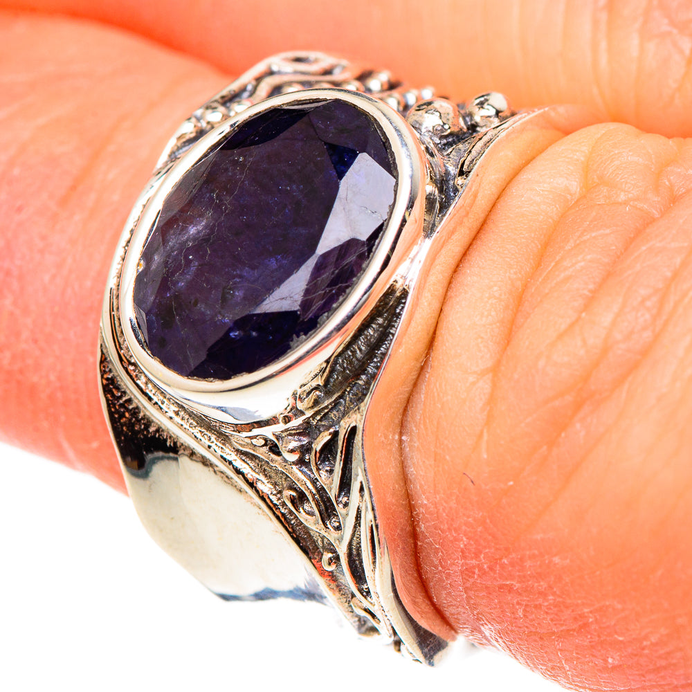 Violet Spinel Rings handcrafted by Anasilvercos - RING98975