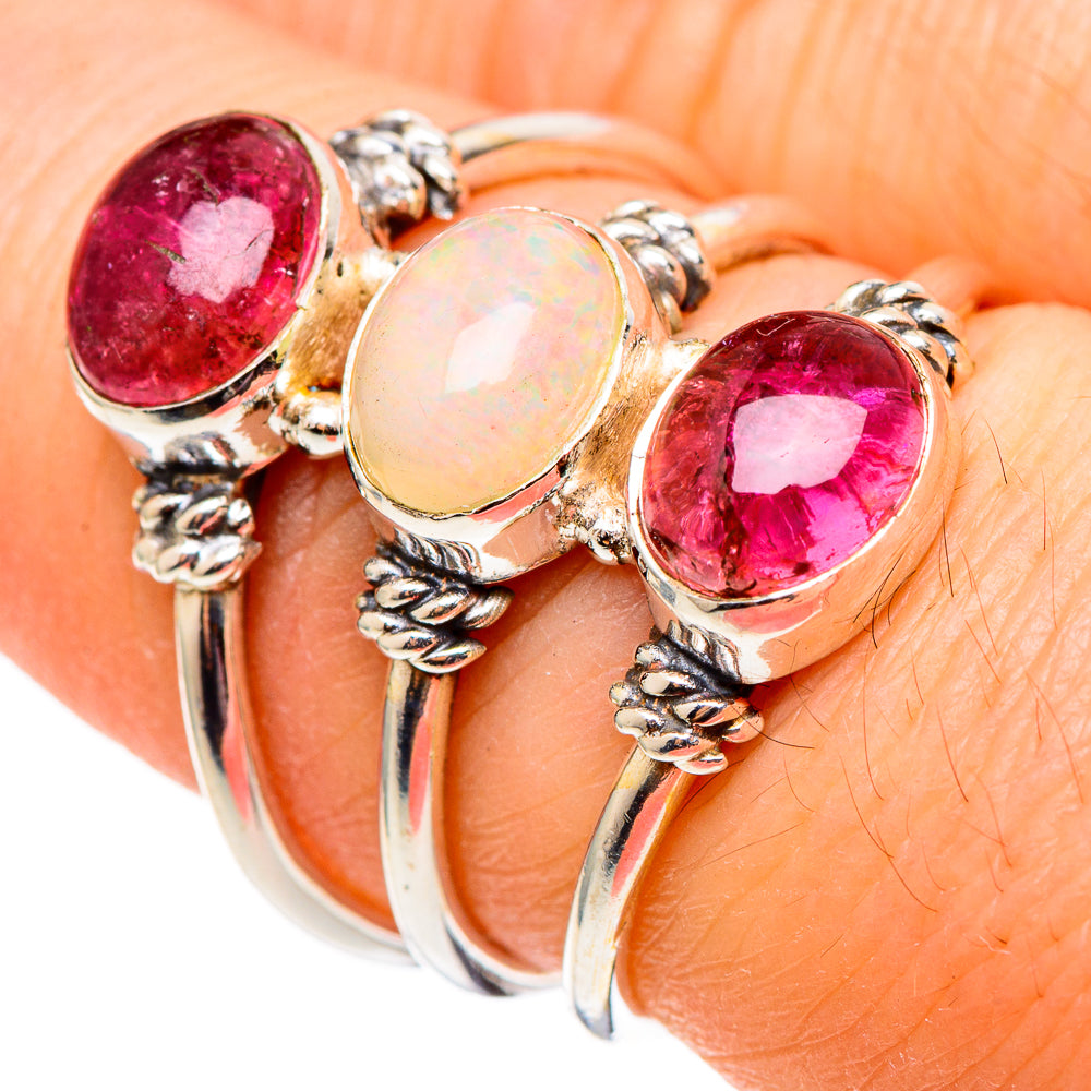 Ethiopian Opal Rings handcrafted by Anasilvercos - RING98984