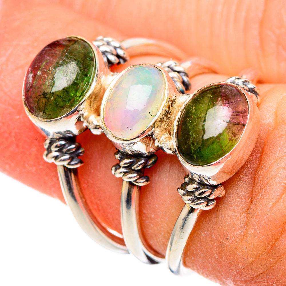 Ethiopian Opal Rings handcrafted by Anasilvercos - RING98986