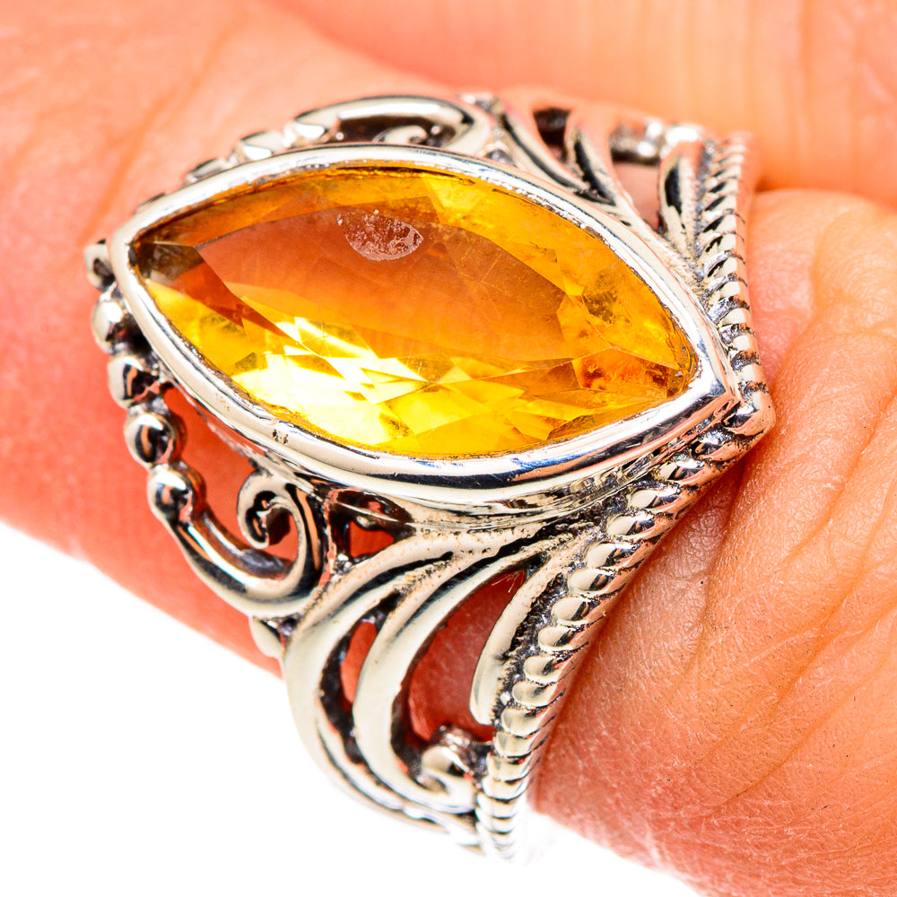 Citrine Rings handcrafted by Anasilvercos - RING98999